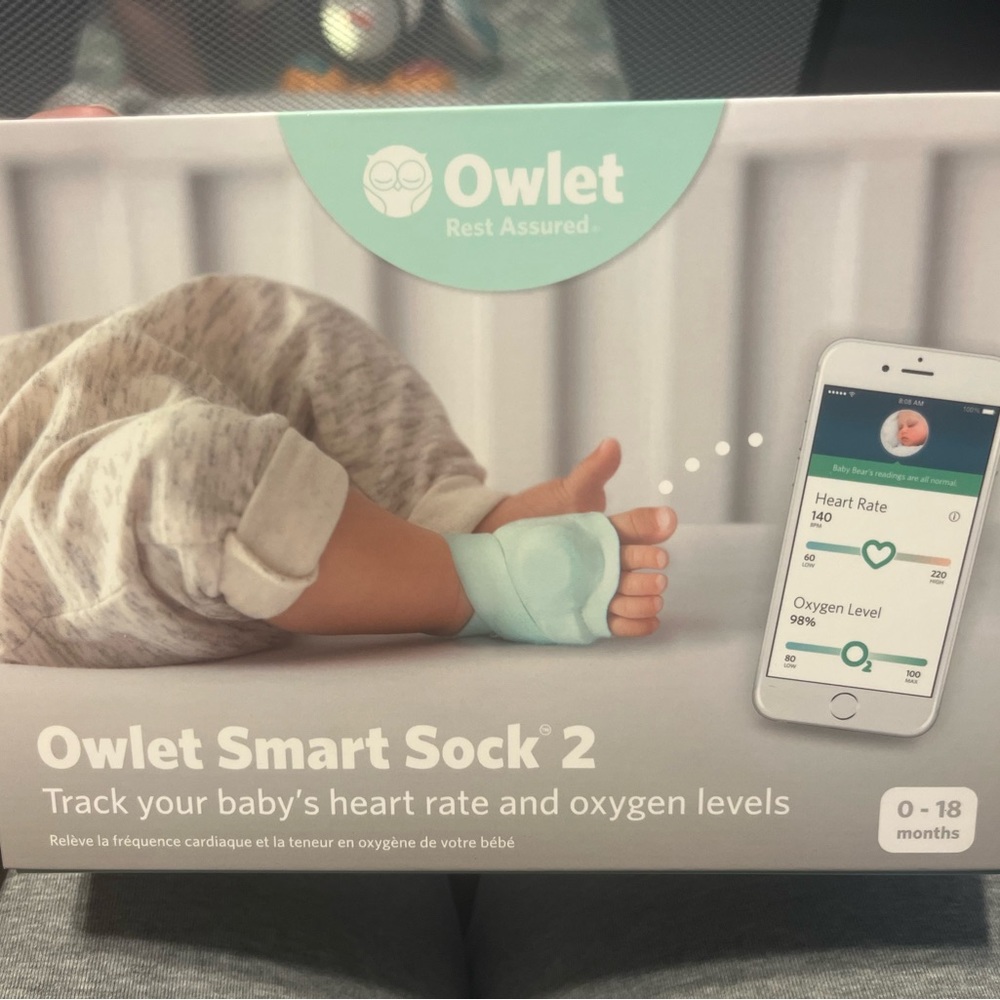 Owlet Baby Monitor Smart Sock 2 - Light Green
